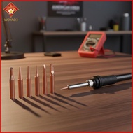 [WY3] Soldering Iron Tips 900M K 2.4D 3C B I Pure Copper 1 Setpatible with 936 Handle Solder Job Ele
