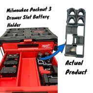 Milwaukee Packout 3 Drawer Slot Battery Holder