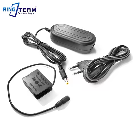 Power AC Adapter Kit DMW-AC8 + DMW-DCC8 (DMW-BLC12) for Panasonic Lumix GX8 FZ1000 FZ300 FZ200 G7 G6