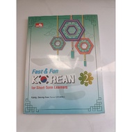 Original book learning Korean fast & fun Korean for short term learning
