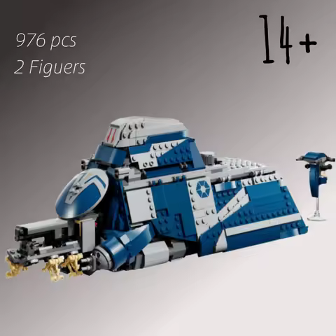 75435 Battle Of Felucia Separatist Mtt Building Blocks 976 Pcs With Figuers Highly Detailed Model Ex
