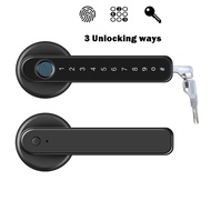 Smart Door Lock Home Security Fingerprint Door Knob Password Smart Door Knob Digital Door Lock Apart