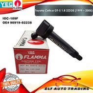 YEC FLAMMA Ignition Coil IGC-109F Toyota Celica GT-S 1.8 2ZZGE (1999 - 2005) (90919-02238)