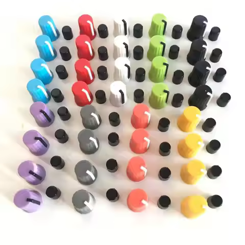 36pcs Rotary Knob NI For Traktor Kontrol Z1 Z2 S2 S4 S5 S8 DJ Controller Mixer