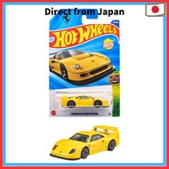 Hot Wheels Basic Car Ferrari F40 Competizione Vehicle Toy Miniature Car Ages 3+ Yellow JFN44 [Direct