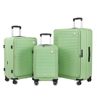 Front Opening Color-Block Luggage Suitcase with Spinner Wheels Business Luggage Custom Large Capacit