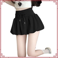 Seluar Pendek Kasual Wanita dengan Rekaan Ikatan Bow dan Drape L88AD101