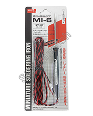 MI-6-12V-SC หัวแร้ง 12V 6W 12V Soldering Iron1 หัวแร้ง Goot ด้ามตรง ปลายตัด 6W ปลายคงทน Long Life ใช