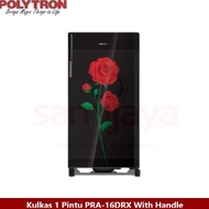 Kulkas Polytron 1 Pintu Tempered Glass POLYTRON Kulkas 1 Pintu Belleza