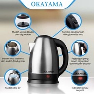 Electric kettle 1.5L stainless steel hotel water heater water boiler