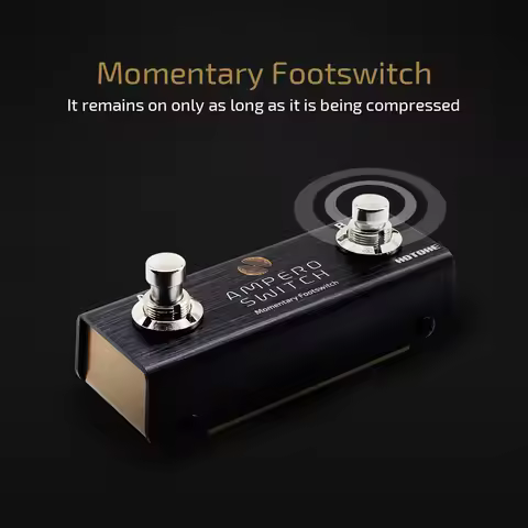 HOTONE dual foot switch pedal instantaneous bidirectional pedal switch foot controller Ampero switch