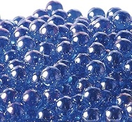 Matsuno Hobby O1283 Marble, Glass Ball, Made in Japan, 0.5 inches (12.5 mm), Aurora Cobalt, 1 Bag (6