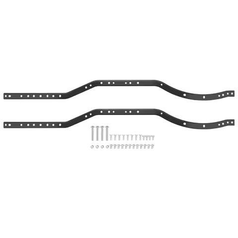 2Pcs/Set Steel Chassis Frame Rails for AXIAL SCX10 90027 SCX10 II 90046 90047 RC Car Crawler Truck V