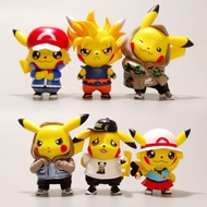 Kecil Sekali Anime Jepang Pokemon Mainan Boneka Miniatur Mobil Mainan