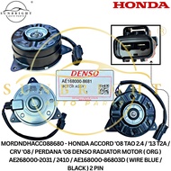 ACCORD '08 TAO 2.4/'13 T2A/CRV '08/PERDANA '08 DENSO RADIATOR MOTOR (ORG) AE268000-2031/2410/AE16800