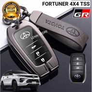 - TOYOTA FORTUNER 4X4 TSS GR SPORT 2024 2025 Metal Leather Remote Key Cover