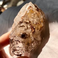 黃泥骸骨 黃泥 骨干 寺廟水晶 閃靈鑽 水晶 天然礦物晶 礦石標本