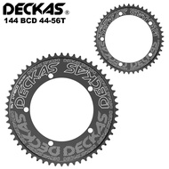 Deckas 144bcd Chainring 44t 46t 48t 50t 52t 54t 56t Single Chainring Gigi Besar Untuk Basikal Tmb Tr