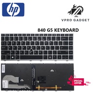 Hp EliteBook 840 G5 with Backlight Laptop Replacement Keyboard