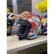 helm tsr original copy arai polos dan corak original malaysia