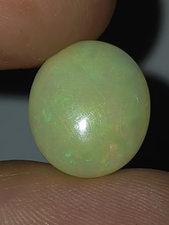 พลอย โอปอล เอธิโอเปีย ธรรมชาติ แท้ ( Natural Opal Ethiopia ) หนัก 6.34 กะรัต