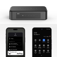 TECHCHIP-Arylic S10+ Wireless Music Streamer 3.5mm Jack Aux Wireless Bluetooth Audio Receiver for PC