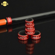 [DB] 1pcs Aluminum Alloy Fishing Rod Anti-skid Stop Ring Pole Sleeve Metal Rod Clip O-shaped Ring Fi