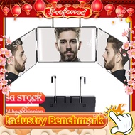 【SG Preferred】 [SG stock]3 way mirror Portable Tri-Fold Mirror Hairdressing Mirror Hairdressing Mirr