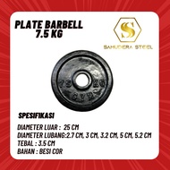 7.5kg iron barbell plate weight plate