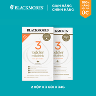 Combo 2 - Hộp 3 gói Sữa bột Blackmores Toddler Milk Drink số 3 (12 month+)