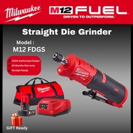 Milwaukee M12 Straight Die Grinder SET / FDGS / Milwaukee Grinders / Polishing / Milwaukee Power Tools