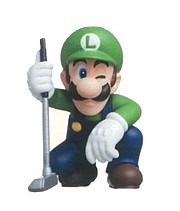 Furuta Mario Sports 盒蛋 朱古力 路易吉 哥爾 夫球 瑪利歐 瑪利奧 孖寶 兄弟 公仔 扭蛋 Choco Egg Luigi Golf Figure