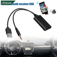 CFSTORE Bluetooth Radio Cable Adapter Universal Car Aux Bluetooth Music Audio Receiver Car Charger A