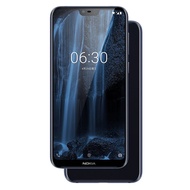 โทรศัพท์มือถือ Nokia X6 6.1 Plus สองซิม4G LTE 5.8 สมาร์ทโฟนแอนดรอยด์ของแท้ปลดล็อกรุ่น16MP