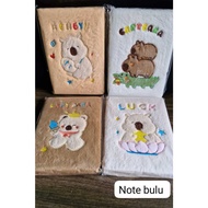 Notebook Book/ A5 sizeNotes with Capybara motif fur Cover