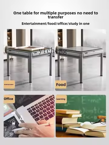 a3 automatic household mahjong table dining table dual-purpose four-port machine chess and card room