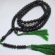 Tasbih kayu ebony hitam kalimantan 8mm 99butir