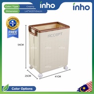 INHO L41cm Multi-Function Sports Equipment Storage Box Foldable Storage Cabinets With Wheels