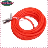 EMERAY Air Compressor Hose, EVA Male Female Quick Connector EVA Pneumatic Hose, Durable Pratical Red
