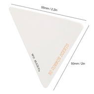100pcs Fragrance Test Paper 55 x 50mm Triangle Shape Perfume Test Strips Essential Oils Test Card Bl