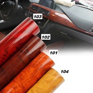 Car Door Trim Sticker Auto Decal Roll Vinyl 5D 6D Sticker Wood Grain High Glossy Film Wrap DIY