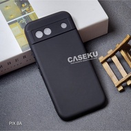 Google Case Google 6APIXEL 7 GooglePIXEL 7A Case Softcase Candy Macaron Square Black Plain Google Ca