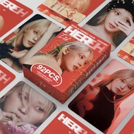 Hot Sale 92 KPOP Photo Cards IU New Single HEREH Photo Card Stickers Li Zhien Star Double-Sided LOMO