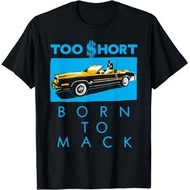 90s Casual Fashion Short Sleeve Too Short - Born To Mack Hi Contrast T-Shirt