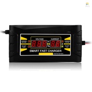 Full Automatic Smart 12V 10A Lead Acid/GEL Battery Charger w/ LCD Display EU Plug Smart Fast Battery