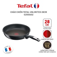 Tefal Unlimited Non-Stick Frying Pan Made In France, Intelligent Heat Alarm, Can Be Used Induction Hob G2550602