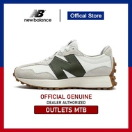 【Οfficial Store】New Balance NB 327 White Grey MS327ASN men's and women's shoes casual sports shoes