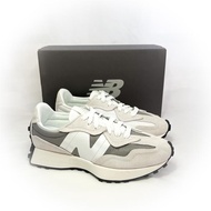 New Balance 327 Grey Matter White Pig Skin (100% Original)
