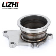 Stainless Steel Turbo Flange Adapter For T3 T4 T04E GT35 GT3071R Turbo 5 Bolt to 3" V-Band Flange Tu