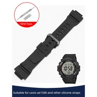 watch strap tali jam smart watch Sesuai untuk tali jam getah resin Casio AE-1500WH/DW-291W-737/WS-15